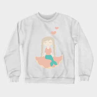 Even the Mermaid loves Donut Crewneck Sweatshirt